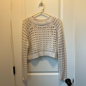 Cream Knit Women's Sweater